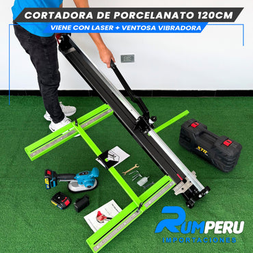Cortadora De Porcelanato 120CM Viene Con Lase +Ventosa Vibradora
