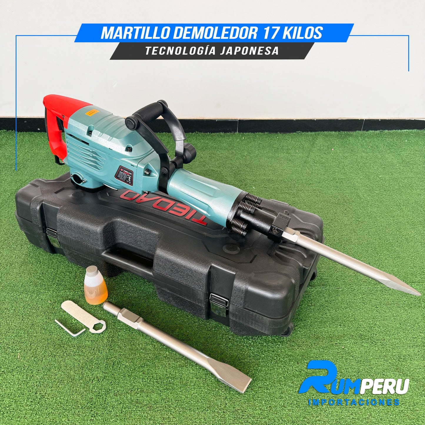 MORTILLO DEMOLEDOR 17 KILO GRAMOS TECNOLOGÍA JAPONESA