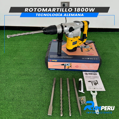 Rotomartillo 1800w Tecnología Alemana