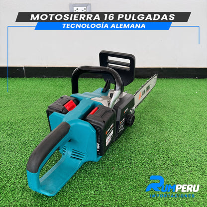 Motosierra 16 Pulgadas (Inalámbrica 48V Tecnología Alemana)