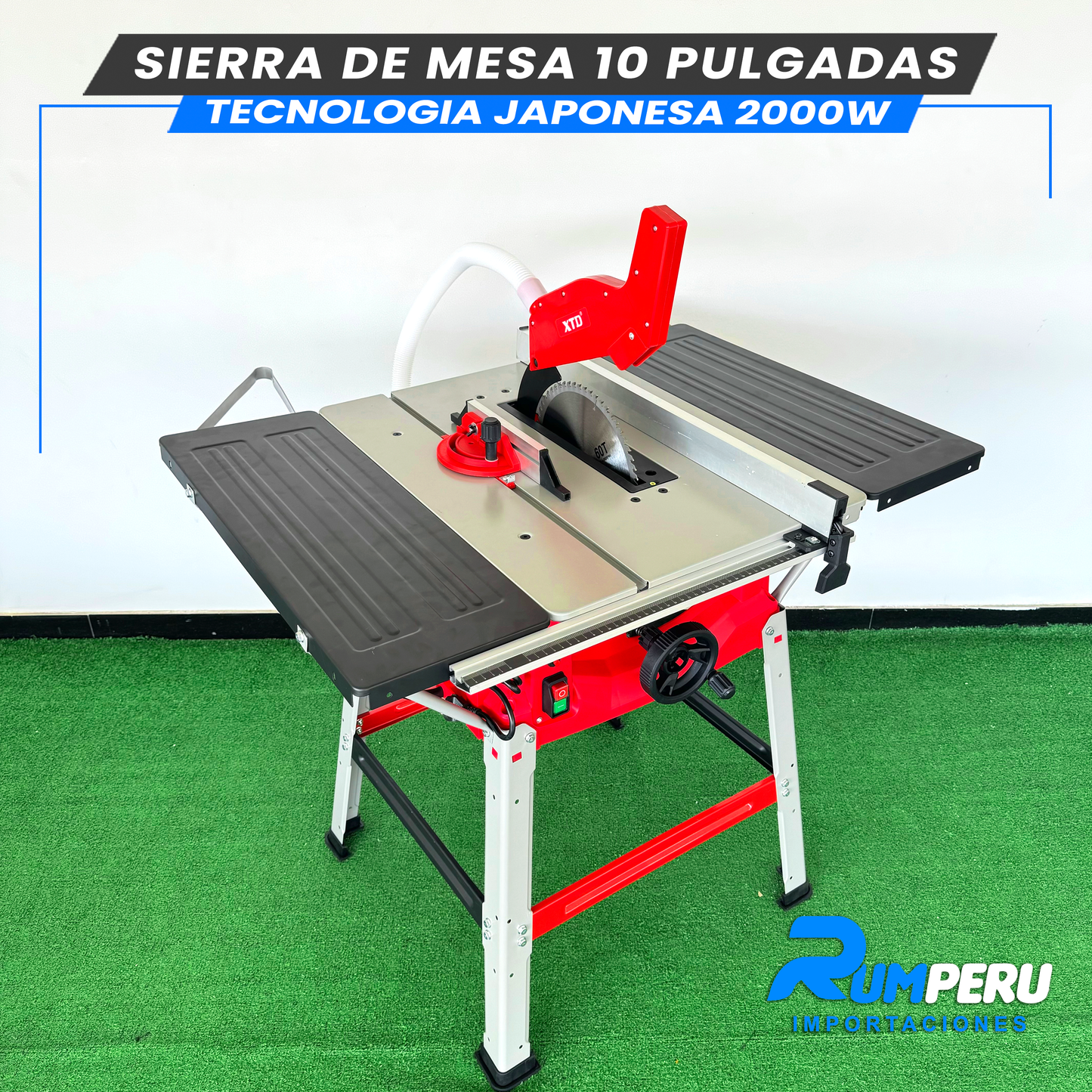 Sierra de Mesa 10 Pulgadas 2000W (Tecnologia Japonesa)
