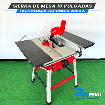 Sierra de Mesa 10 Pulgadas 2000W (Tecnologia Japonesa)