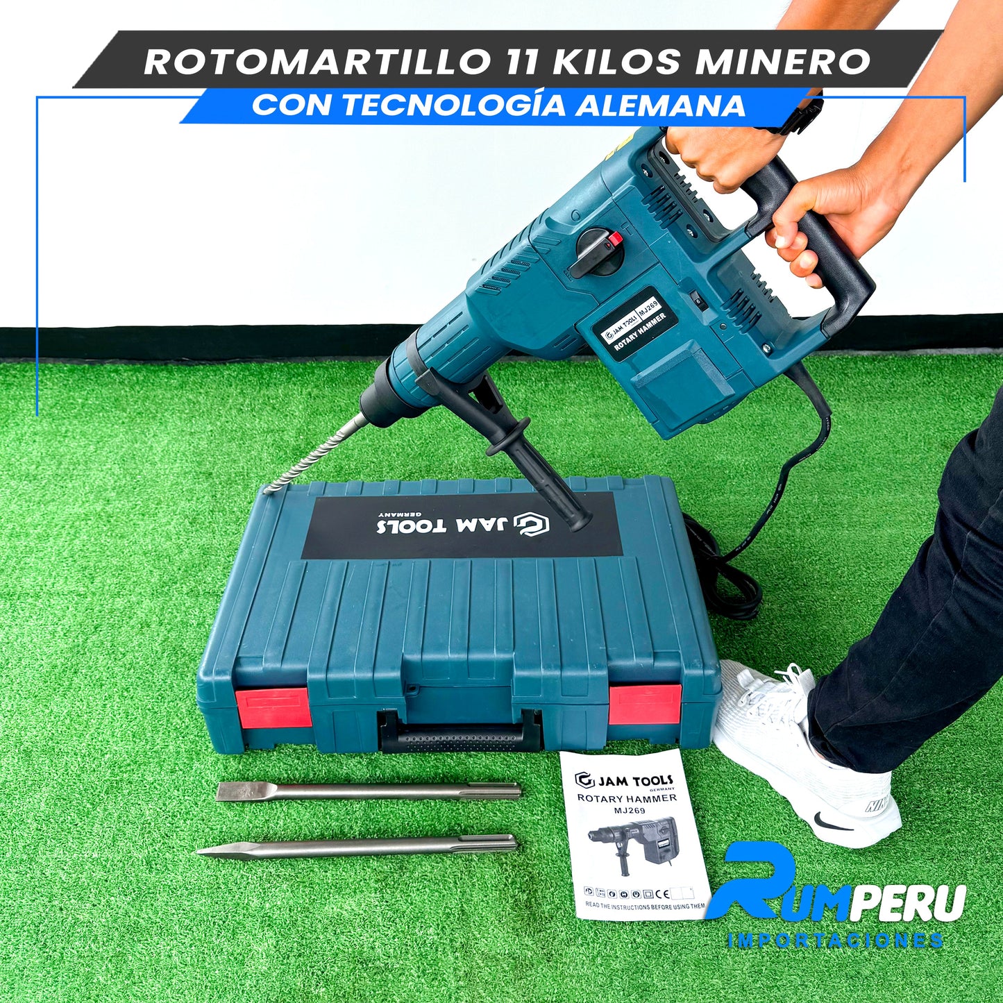 ROTOMARTILLO 11 KILOS MINERO CON TECNOLOGÍA ALEMANA