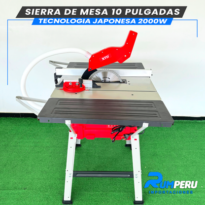 Sierra de Mesa 10 Pulgadas 2000W (Tecnologia Japonesa)