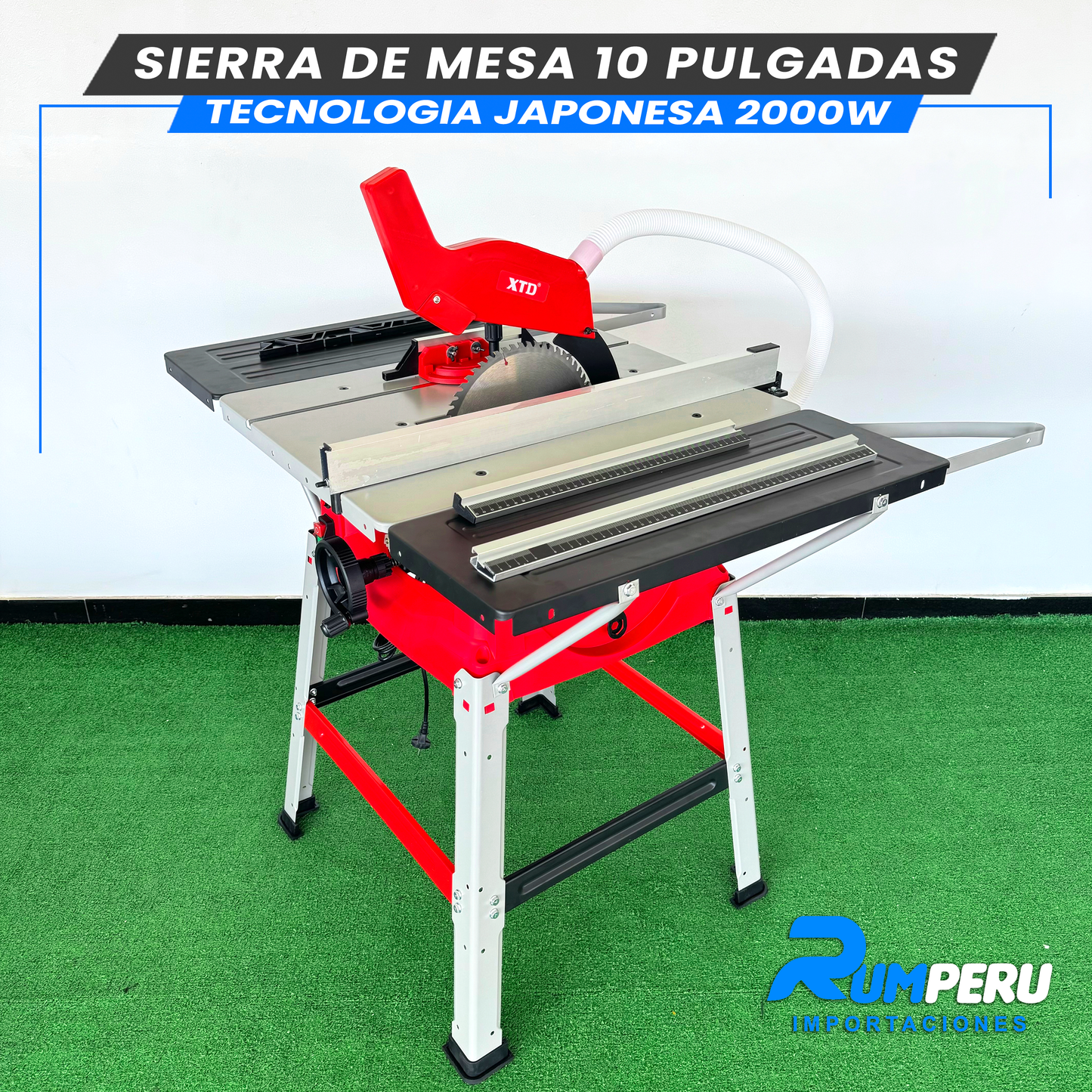 Sierra de Mesa 10 Pulgadas 2000W (Tecnologia Japonesa)