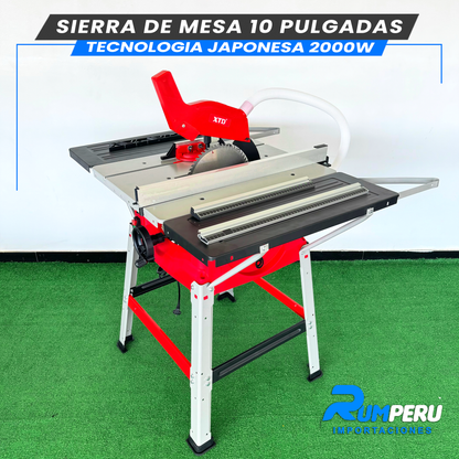 Sierra de Mesa 10 Pulgadas 2000W (Tecnologia Japonesa)