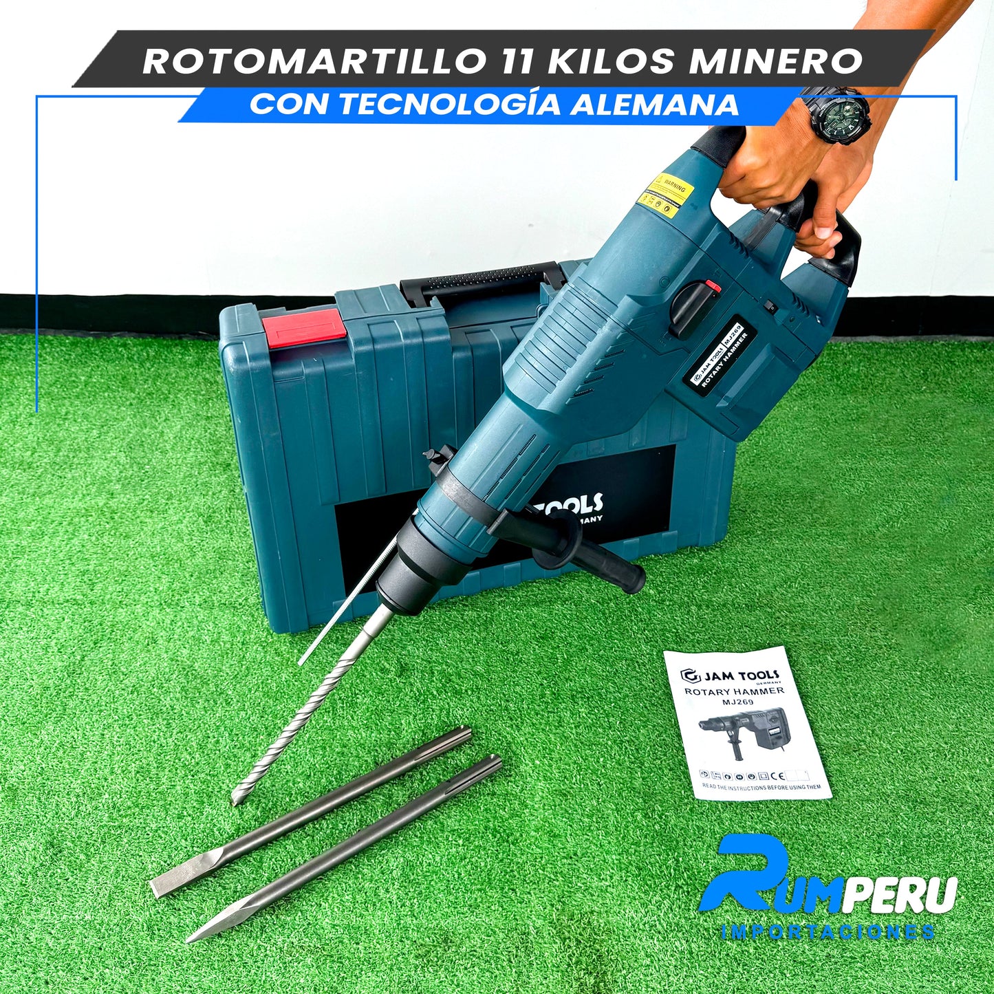 ROTOMARTILLO 11 KILOS MINERO CON TECNOLOGÍA ALEMANA