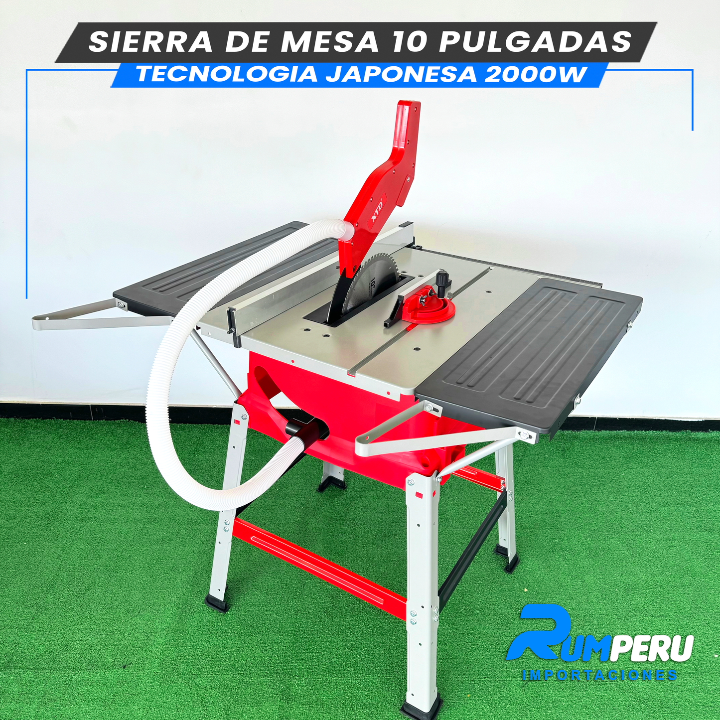 Sierra de Mesa 10 Pulgadas 2000W (Tecnologia Japonesa)