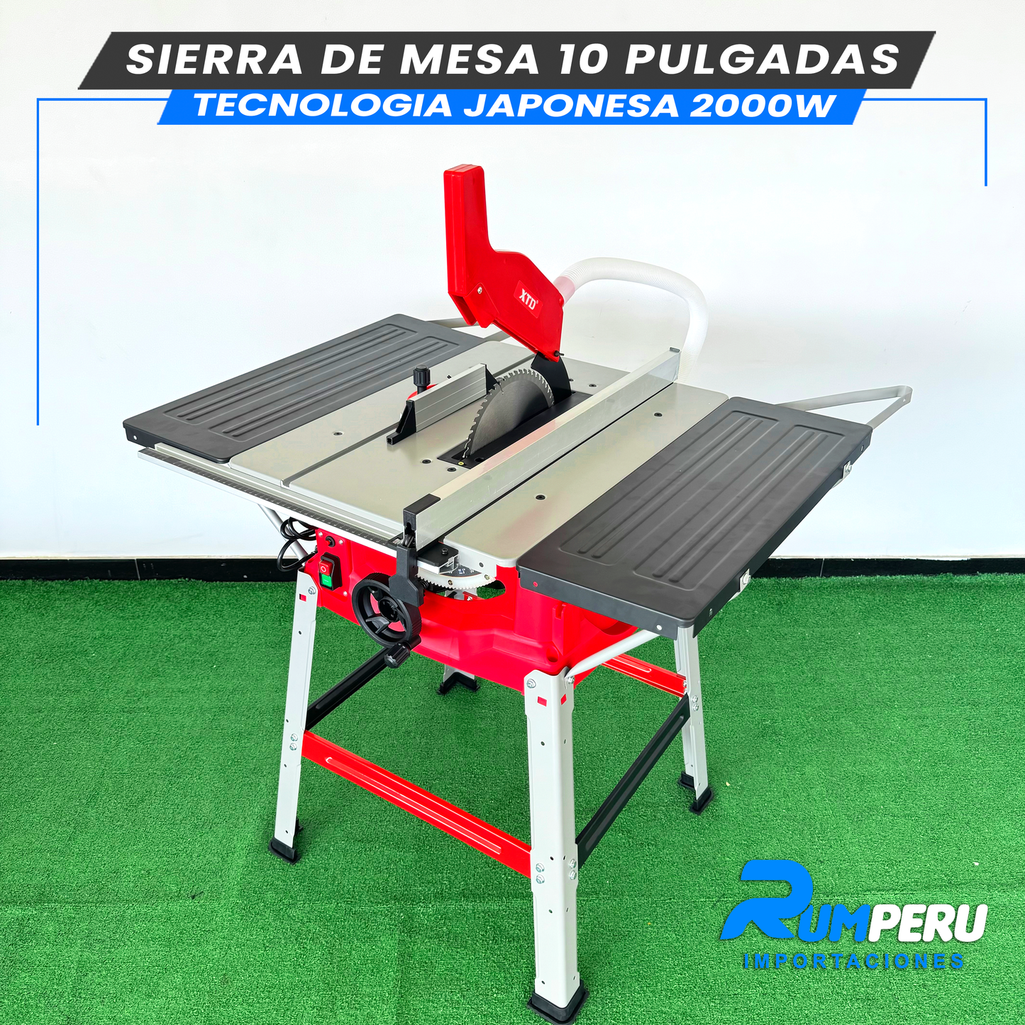 Sierra de Mesa 10 Pulgadas 2000W (Tecnologia Japonesa)