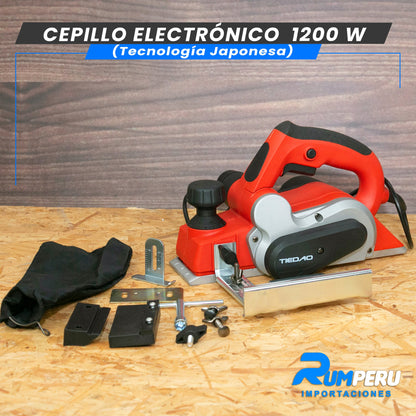 CEPILLO  ELECTRÓNICO 1200 W (TECNOLOGÍA JAPONESA)