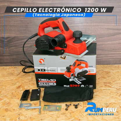 CEPILLO  ELECTRÓNICO 1200 W (TECNOLOGÍA JAPONESA)