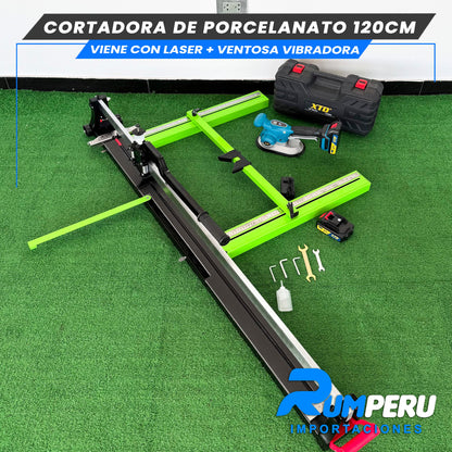 Cortadora De Porcelanato 120CM Viene Con Lase +Ventosa Vibradora