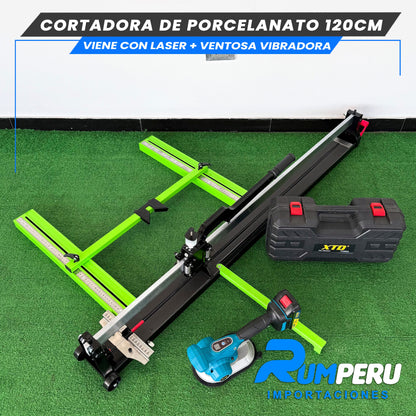 Cortadora De Porcelanato 120CM Viene Con Lase +Ventosa Vibradora