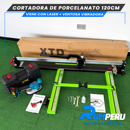 Cortadora De Porcelanato 120CM Viene Con Lase +Ventosa Vibradora