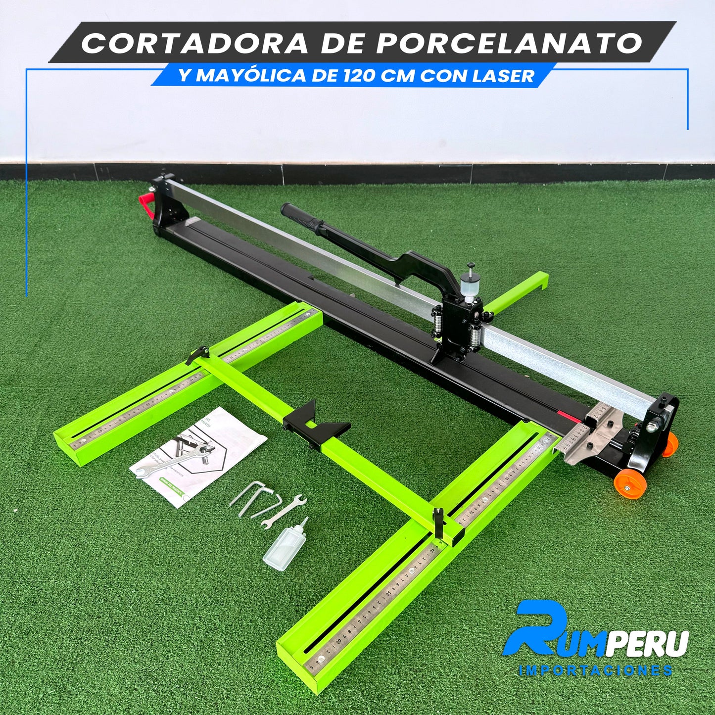 Cortadora de Mayólica y Porcelanato 120Cm (Con Laser)