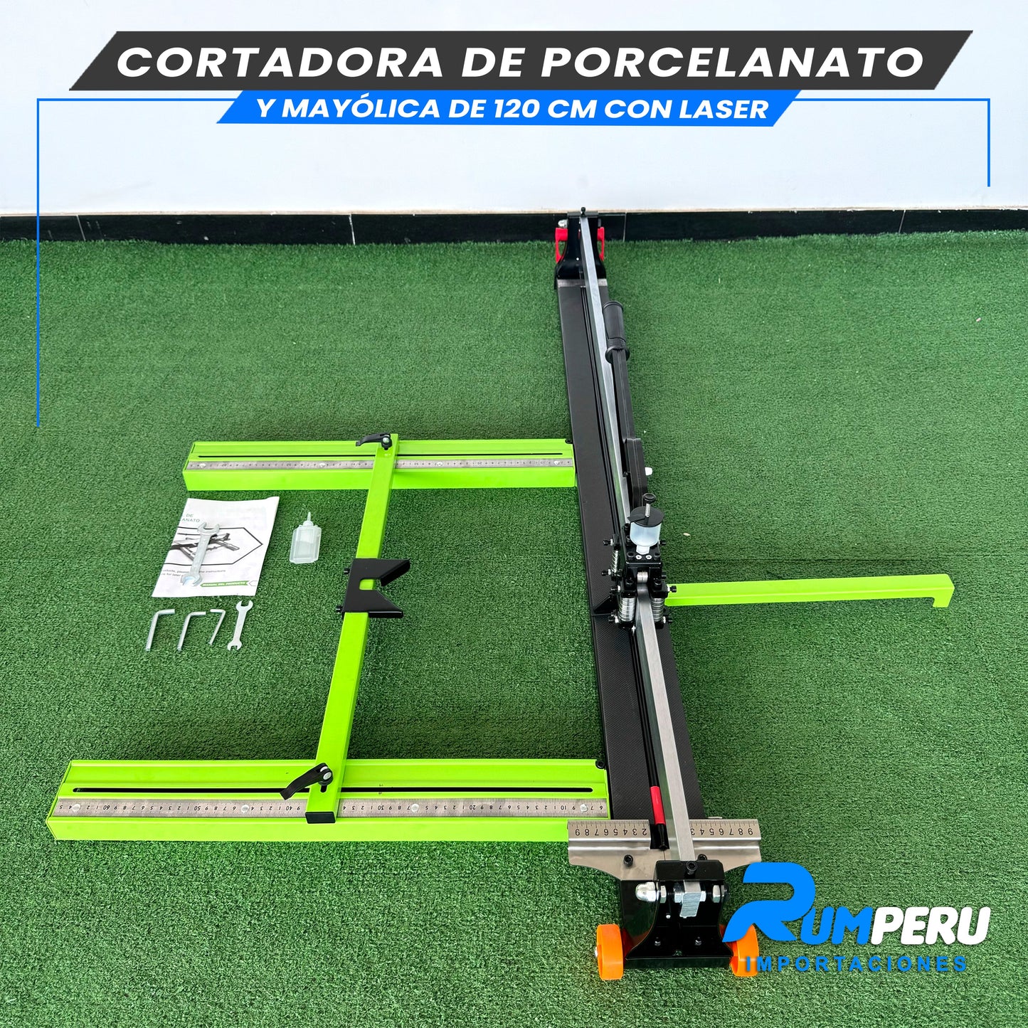 Cortadora de Mayólica y Porcelanato 120Cm (Con Laser)