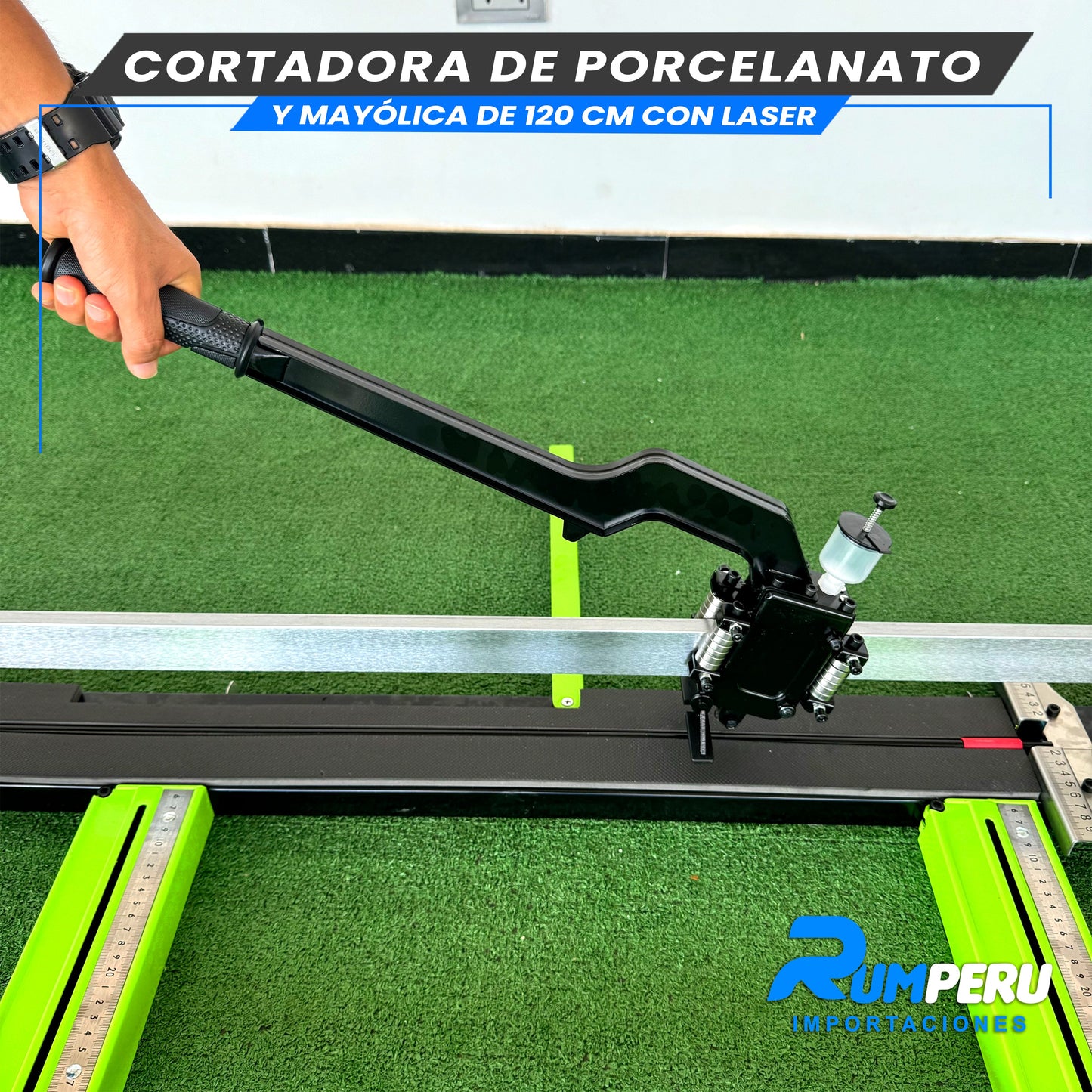 Cortadora de Mayólica y Porcelanato 120Cm (Con Laser)