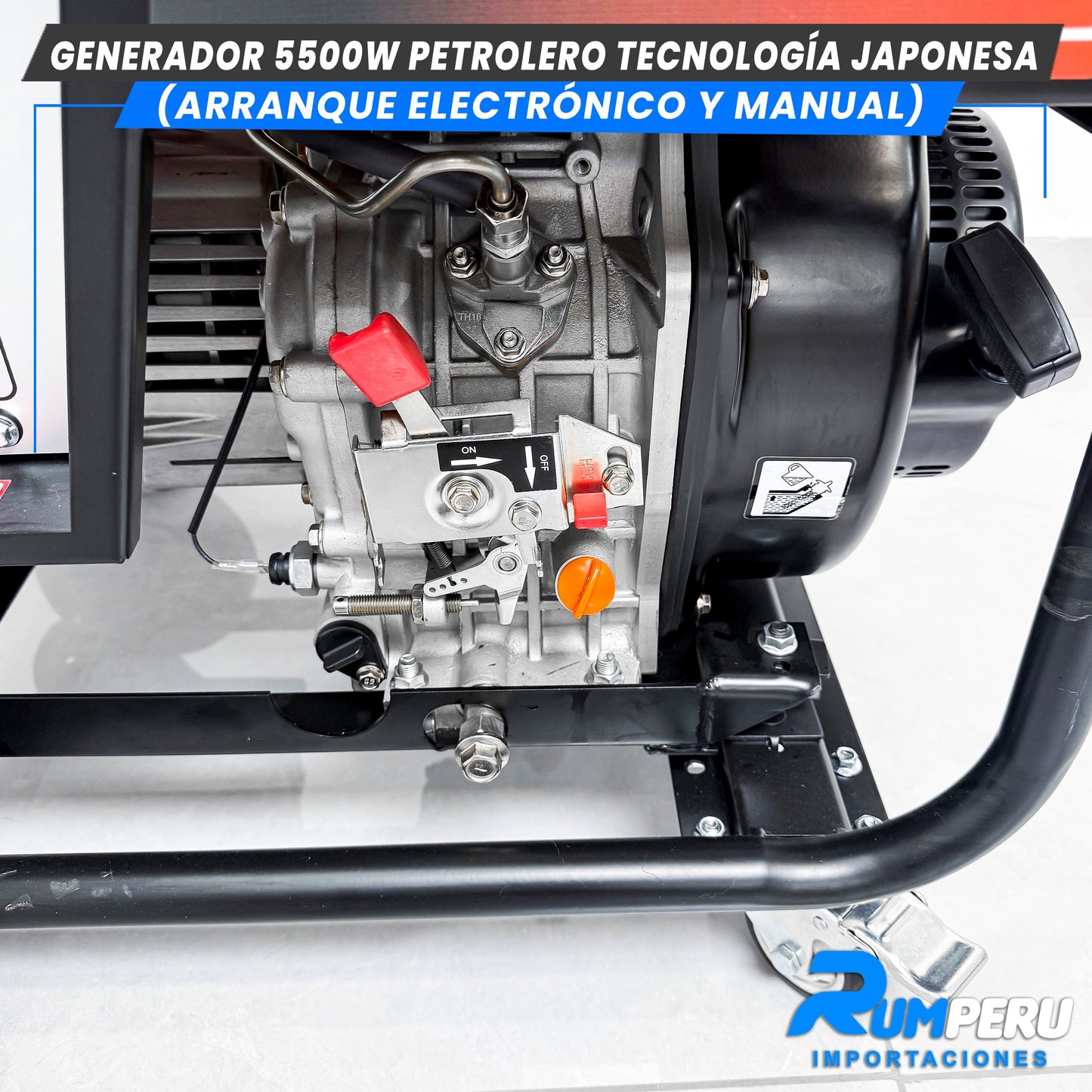 Generador 5500W Petrolero tecnologia japonesa ( Arranque electrónico y Manual )
