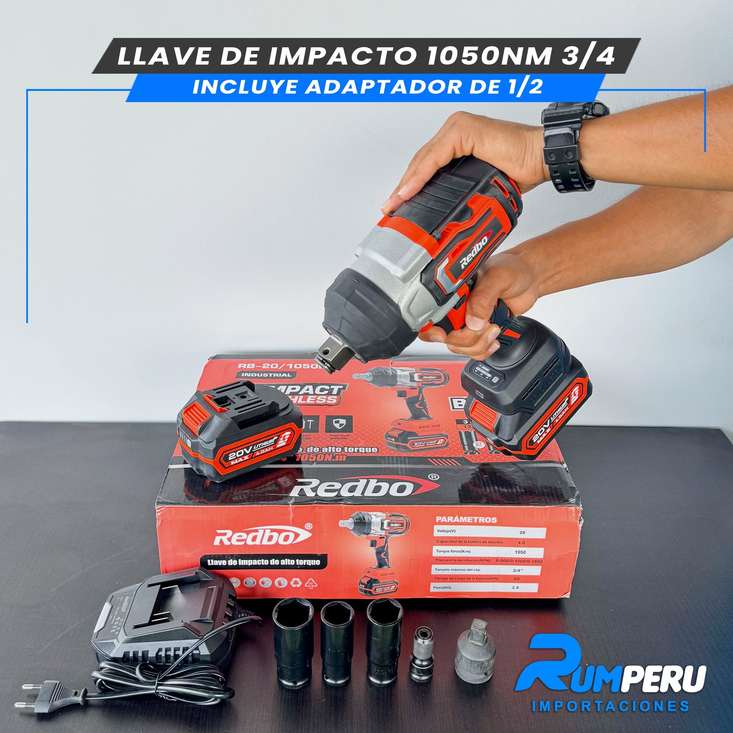 LLAVE DE IMPACTO 1050NM 3/4