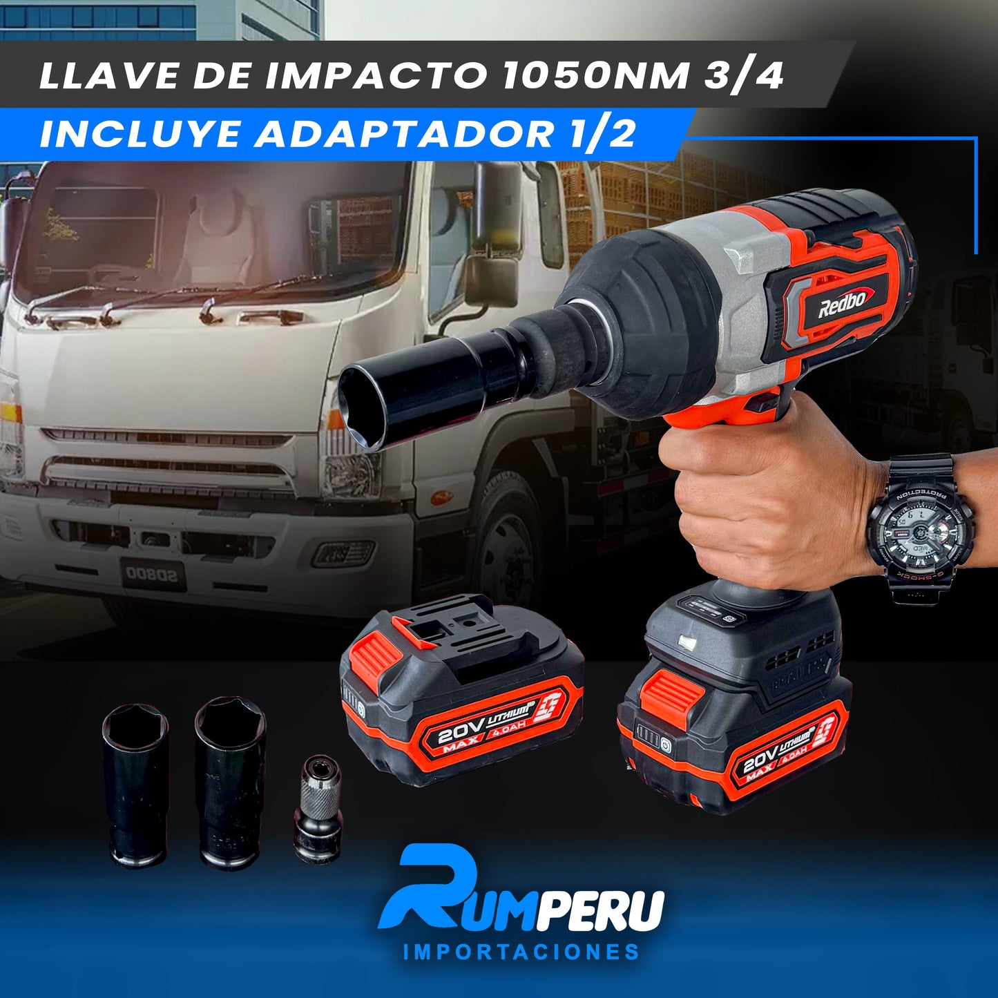 LLAVE DE IMPACTO 1050NM 3/4