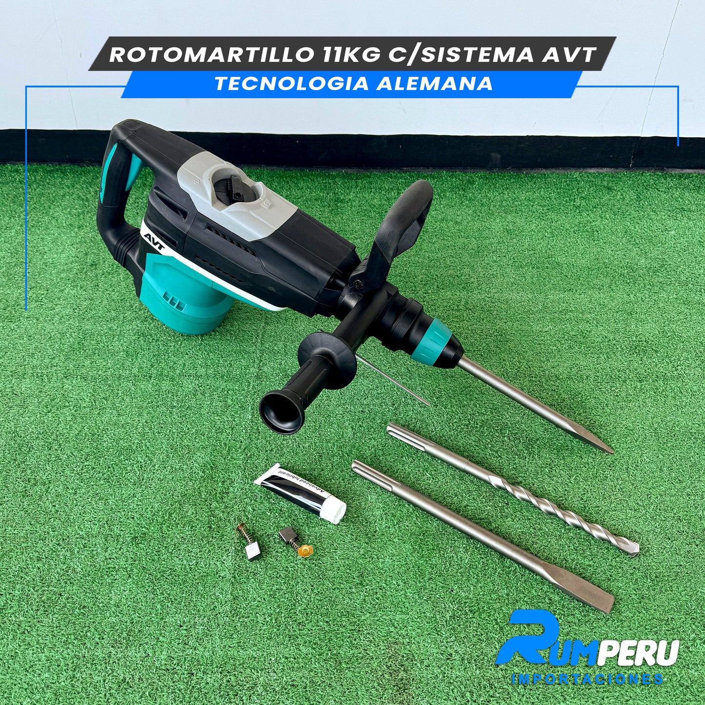 Rotomartillo 11 Kilo Gramos sistema AVT (Tecnología Alemana)