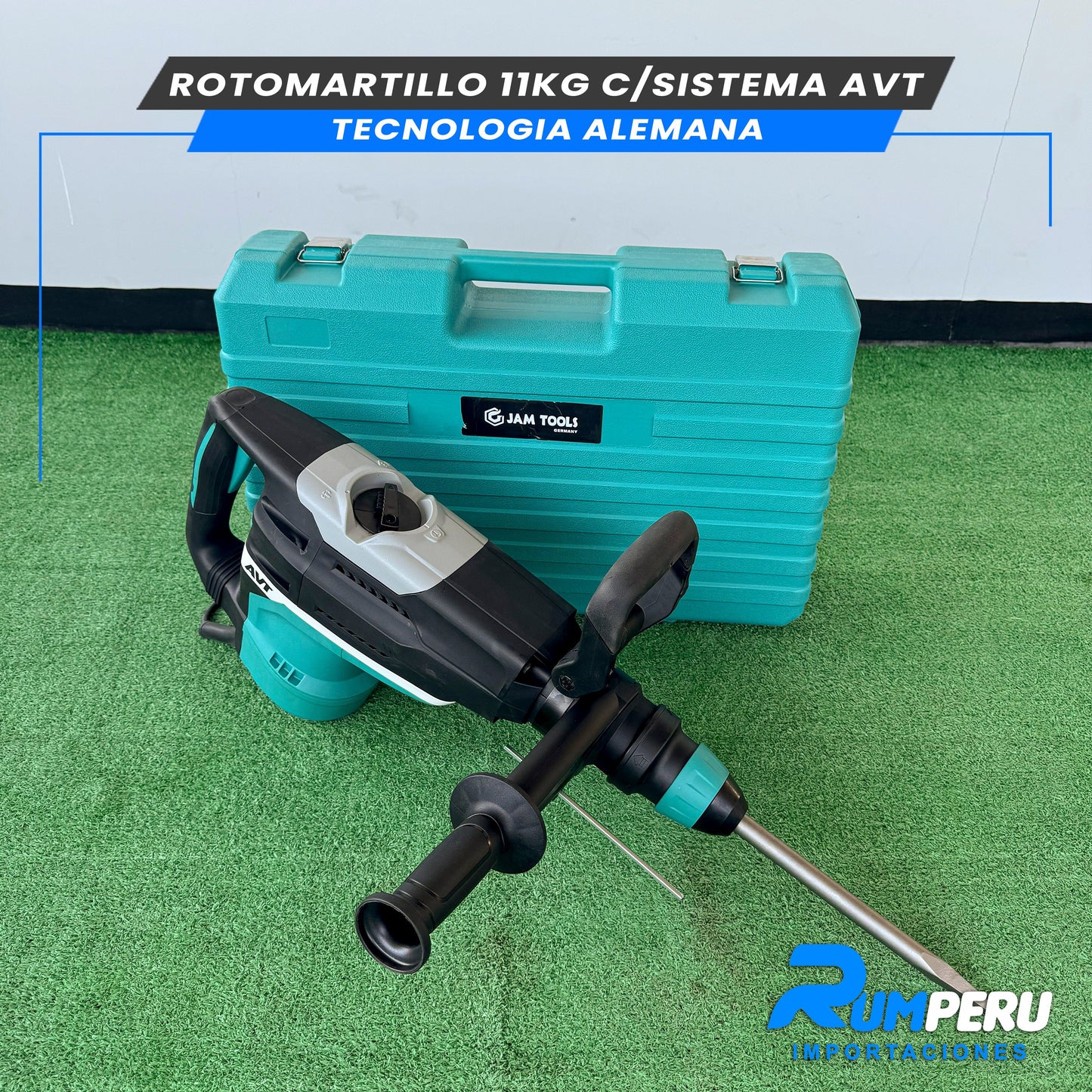 Rotomartillo 11 Kilo Gramos sistema AVT (Tecnología Alemana)