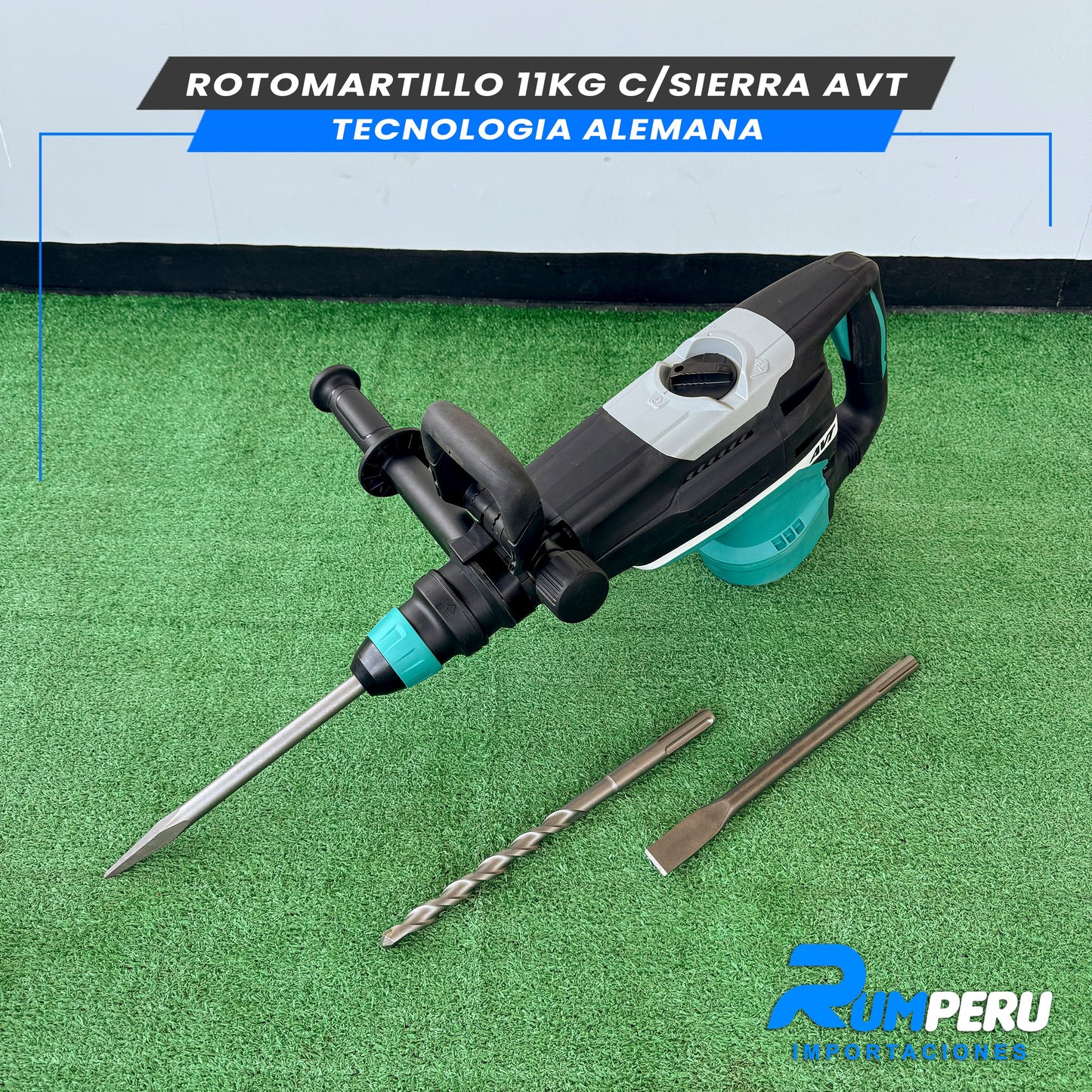 Rotomartillo 11 Kilo Gramos sistema AVT (Tecnología Alemana)