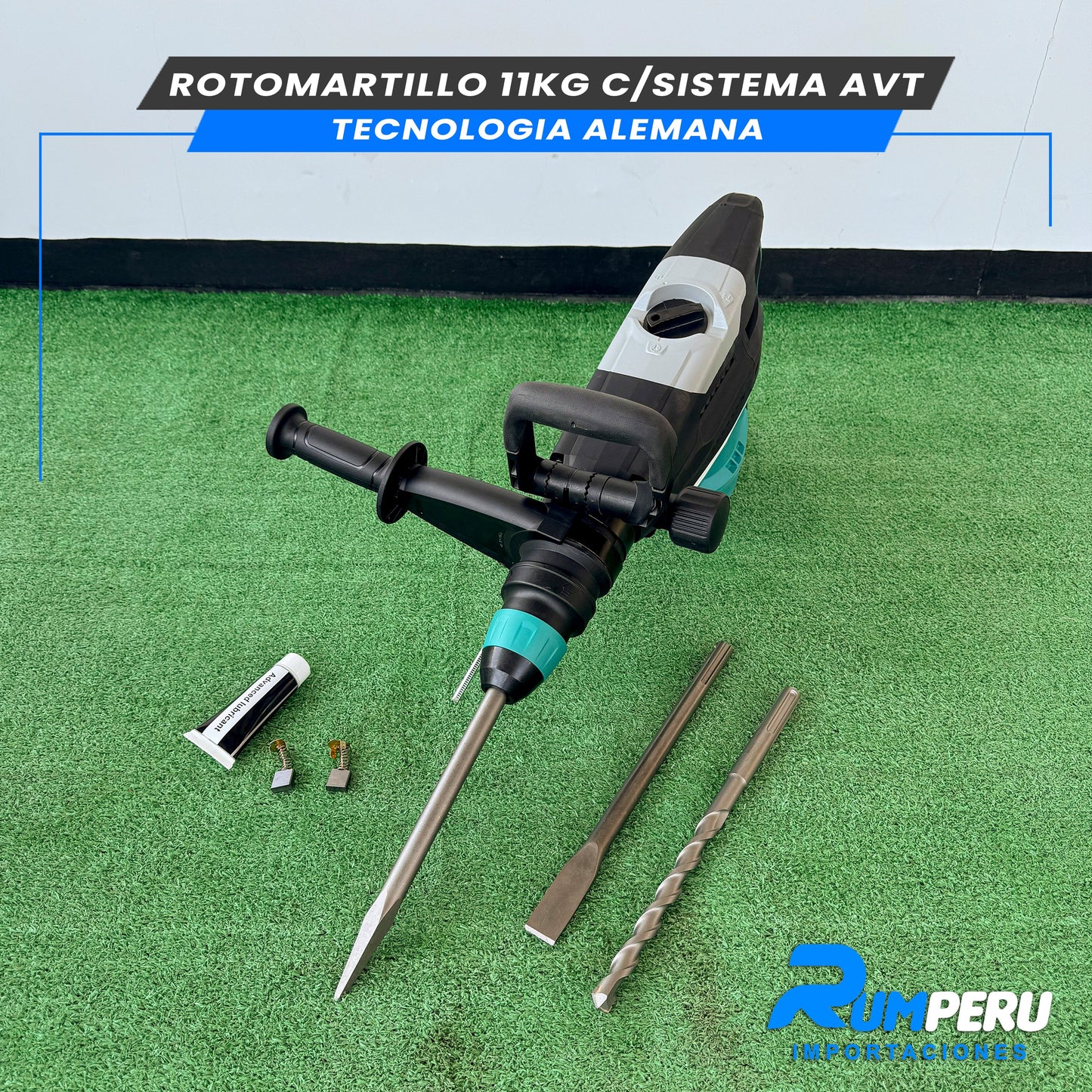 Rotomartillo 11 Kilo Gramos sistema AVT (Tecnología Alemana)