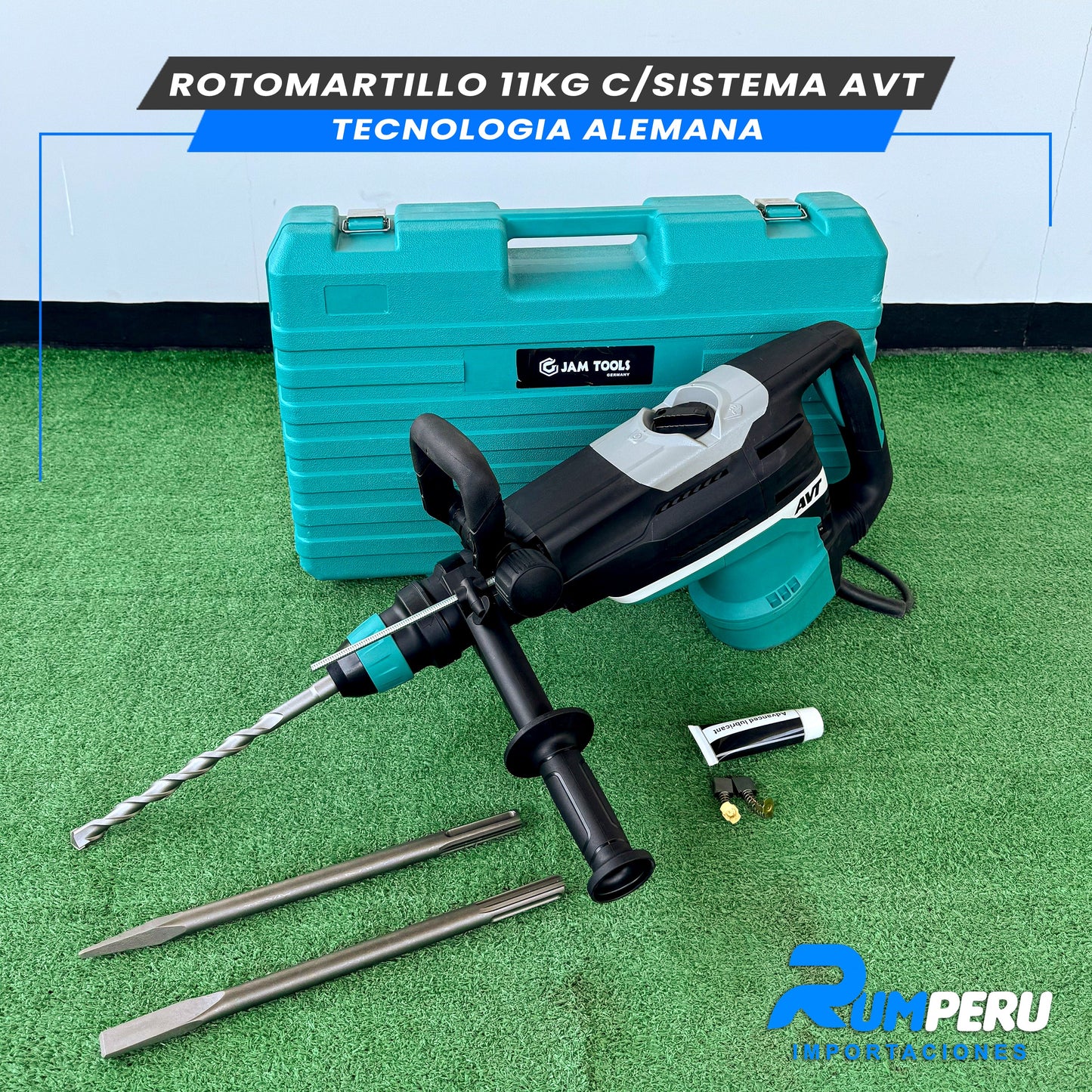 Rotomartillo 11 Kilo Gramos sistema AVT (Tecnología Alemana)