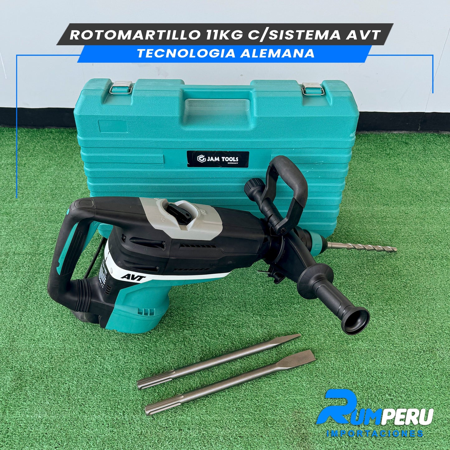 Rotomartillo 11 Kilo Gramos sistema AVT (Tecnología Alemana)