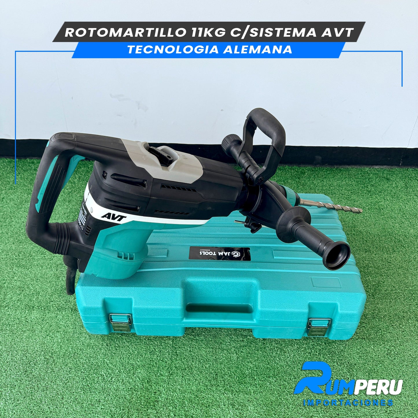 Rotomartillo 11 Kilo Gramos sistema AVT (Tecnología Alemana)