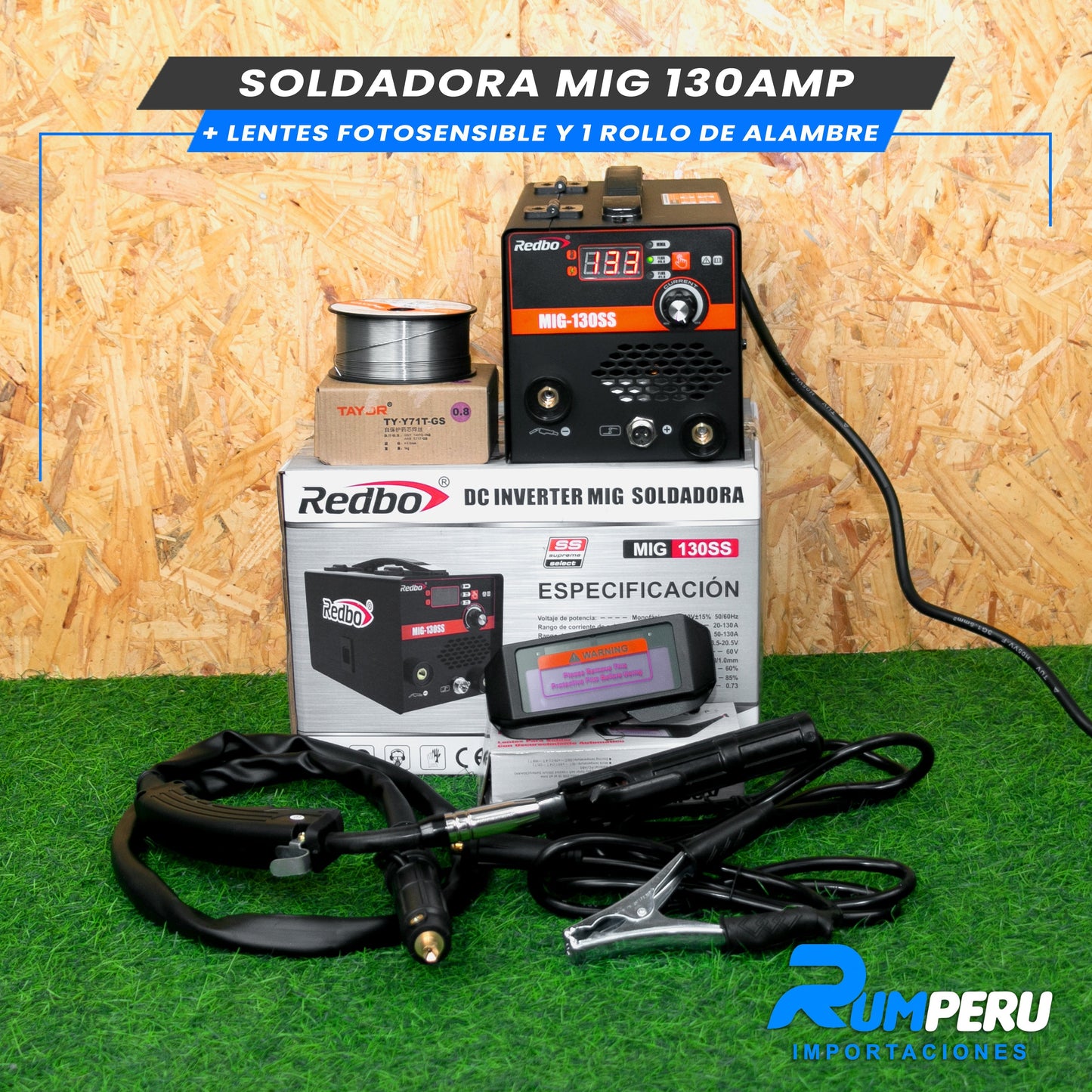 Soldadora Multiproceso 130A (MIG - MMA)