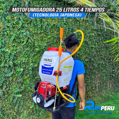 Motofumigadora 25L Tecnología Japonesa 4 Tiempos
