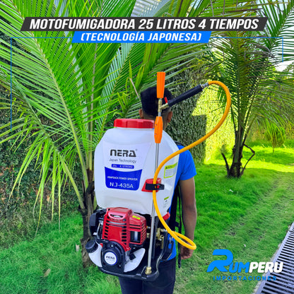 Motofumigadora 25L Tecnología Japonesa 4 Tiempos