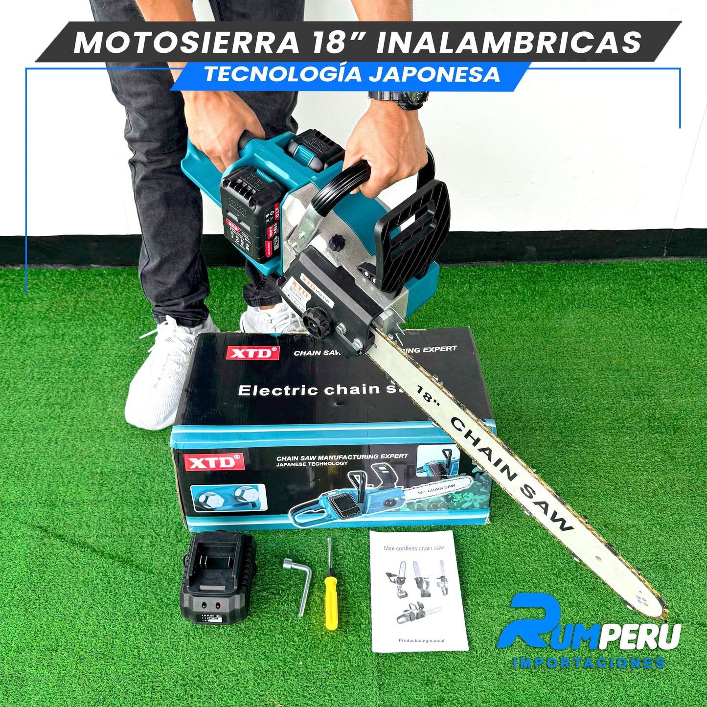 Motosierra 18 Pulgadas tecnologia Japonesa