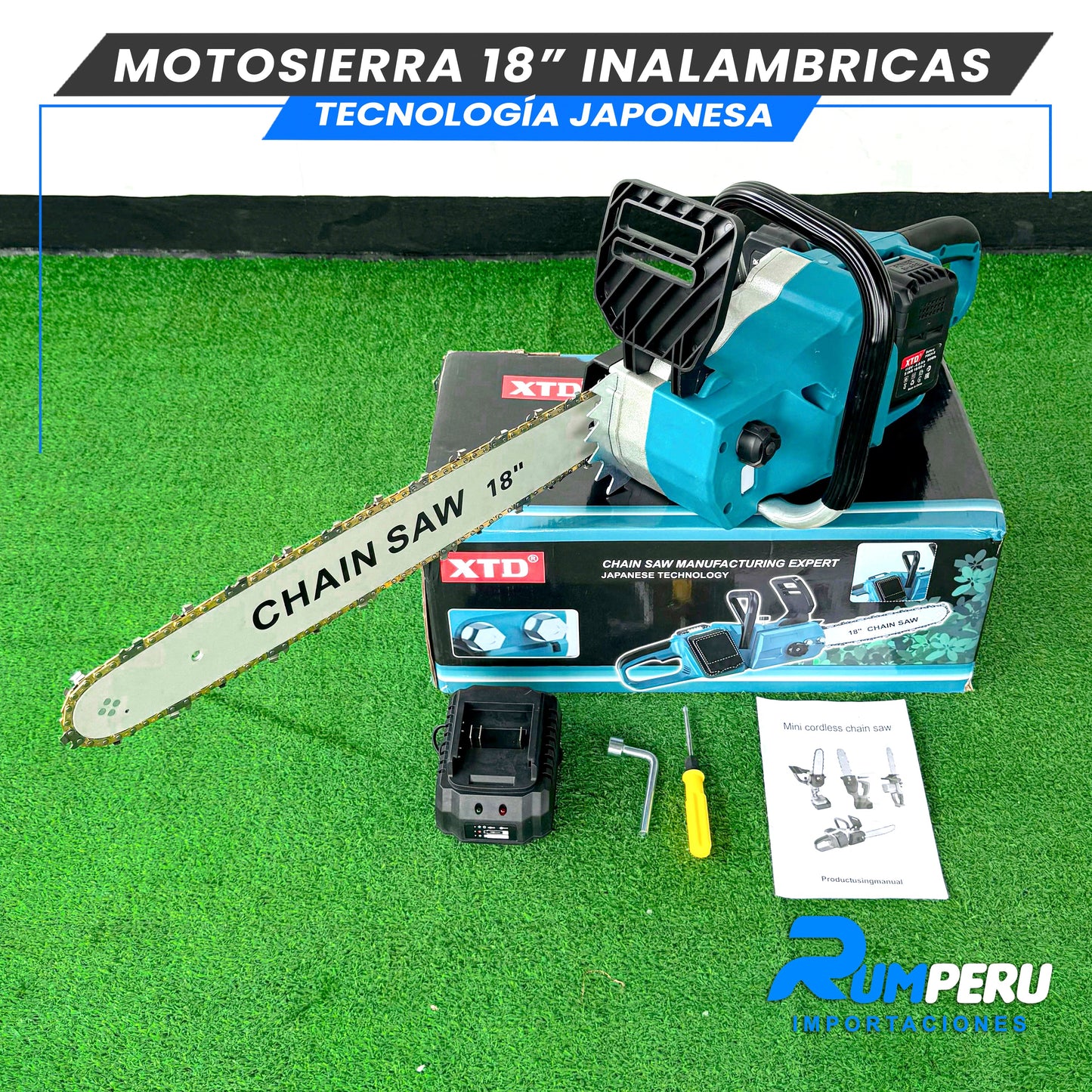 Motosierra 18 Pulgadas tecnologia Japonesa