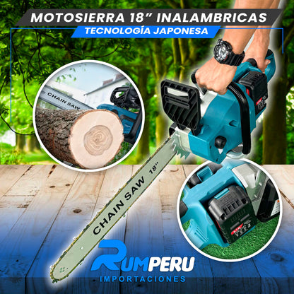 Motosierra 18 Pulgadas tecnologia Japonesa