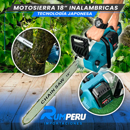 Motosierra 18 Pulgadas tecnologia Japonesa