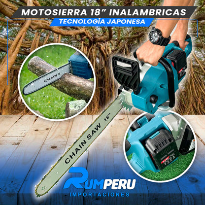Motosierra 18 Pulgadas tecnologia Japonesa