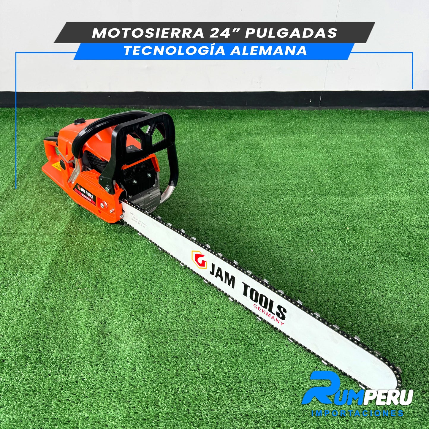 MOTOSIERRA 24 PULGADAS TECNOLOGÍA ALEMANA