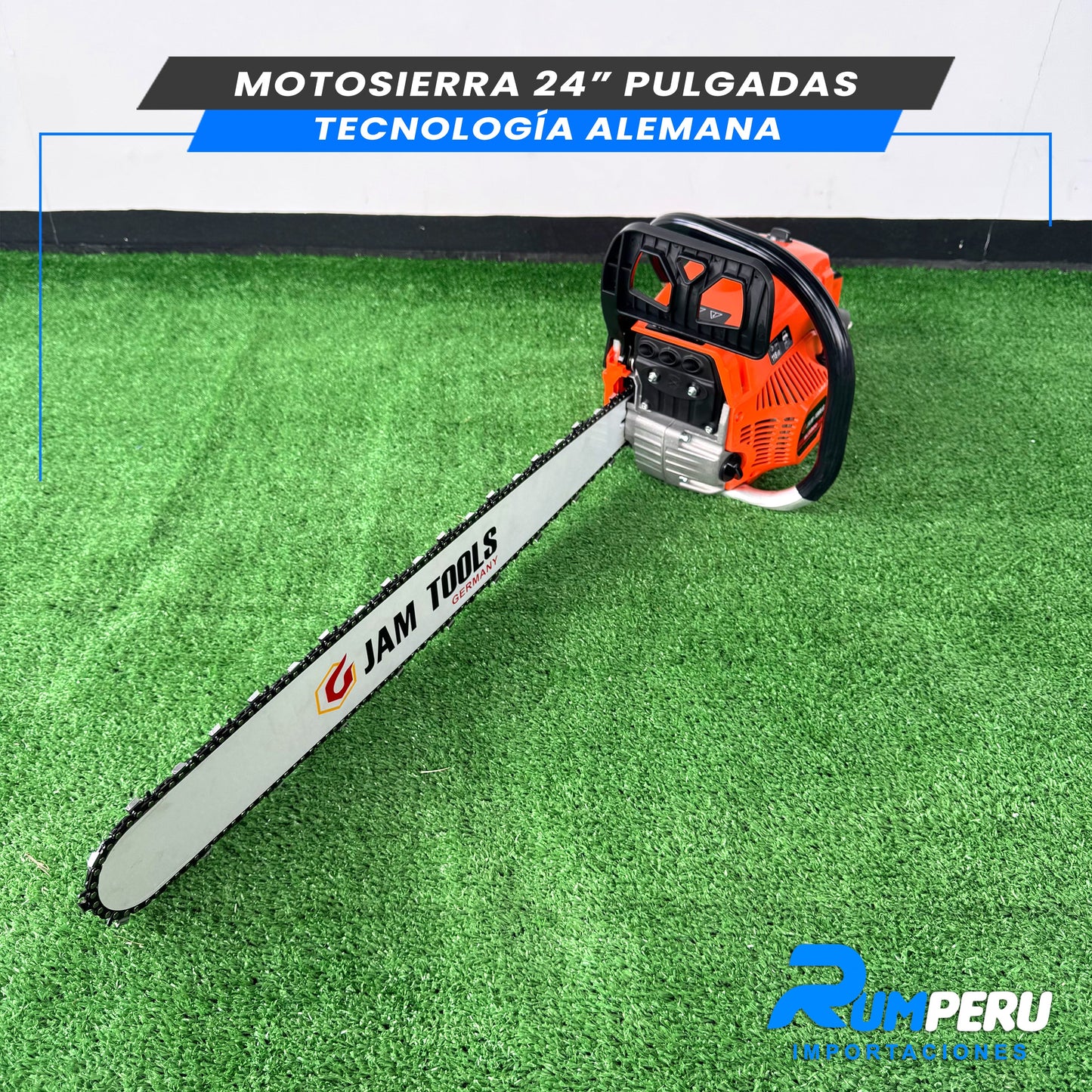 MOTOSIERRA 24 PULGADAS TECNOLOGÍA ALEMANA