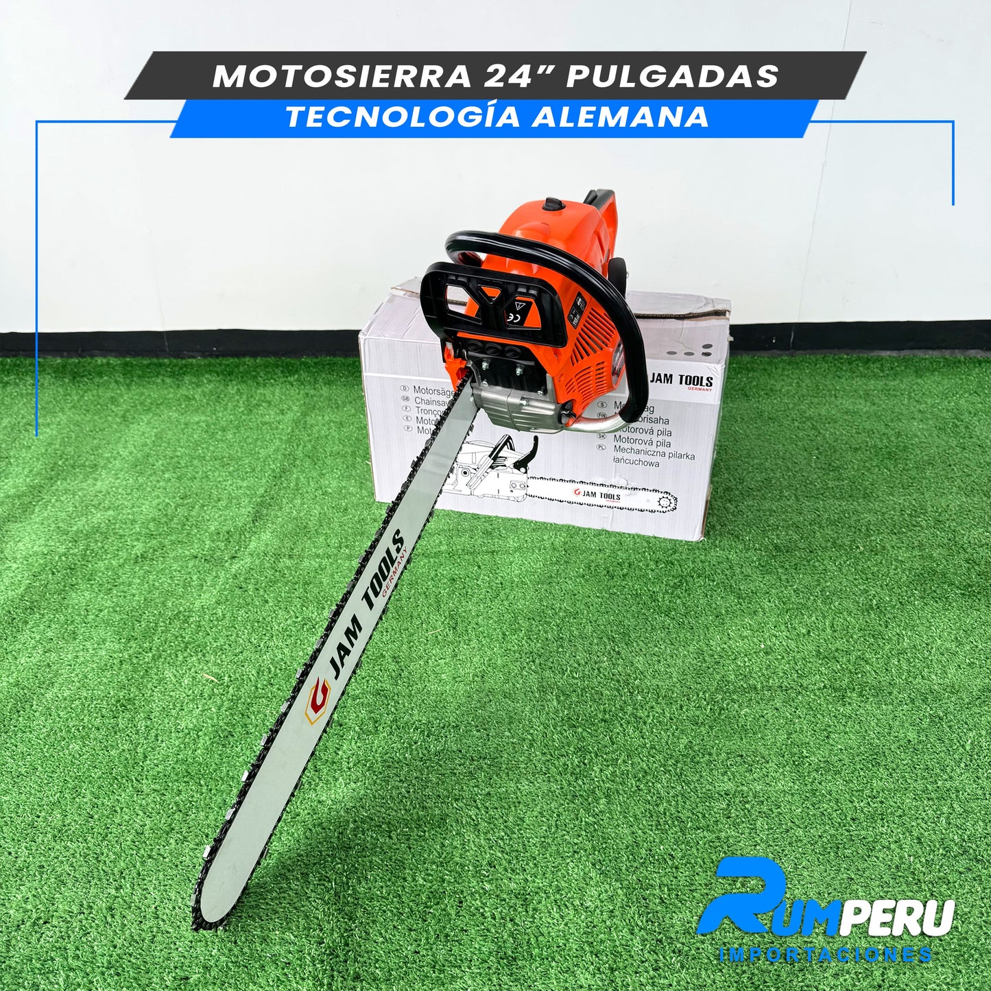 MOTOSIERRA 24 PULGADAS TECNOLOGÍA ALEMANA