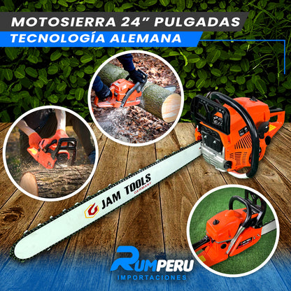 MOTOSIERRA 24 PULGADAS TECNOLOGÍA ALEMANA