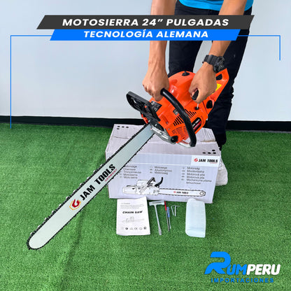 MOTOSIERRA 24 PULGADAS TECNOLOGÍA ALEMANA
