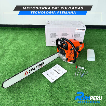 MOTOSIERRA 24 PULGADAS TECNOLOGÍA ALEMANA