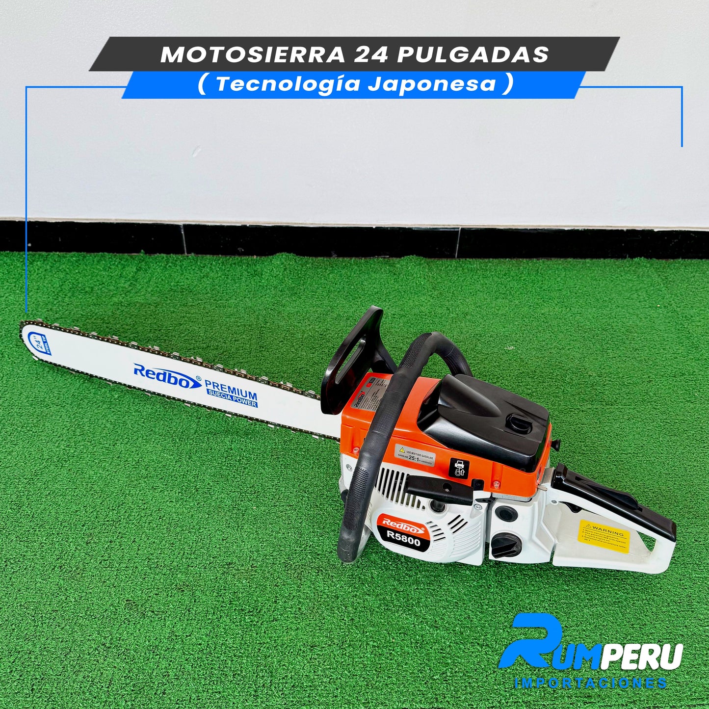 Motosierra de 24 Pulgadas (Tecnología Japonesa)