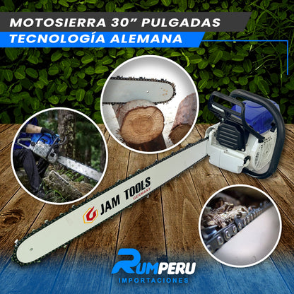 MOTOSIERRA 30 PULGADAS (TECNOLOGÍA ALEMANA)
