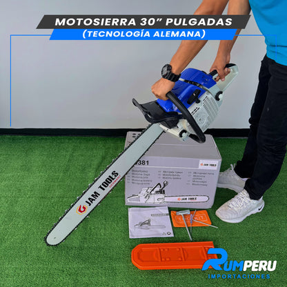 MOTOSIERRA 30 PULGADAS (TECNOLOGÍA ALEMANA)