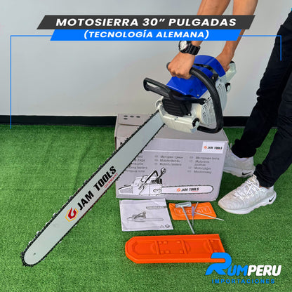 MOTOSIERRA 30 PULGADAS (TECNOLOGÍA ALEMANA)