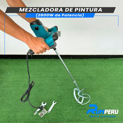 Batidora de Pintura (2800W DE POTENCIA)